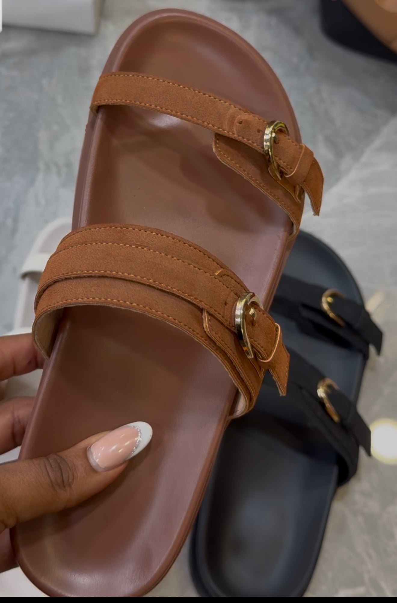 Duo slides - Brown (BS076)