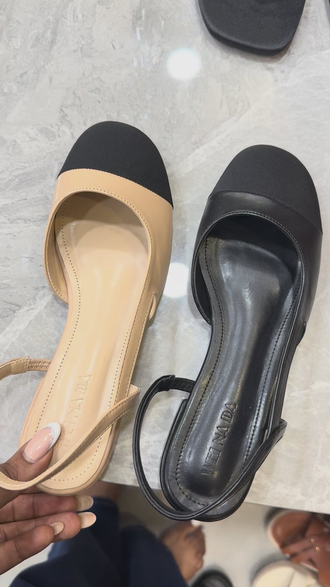 Captoe Slingback - Nude (BS060)